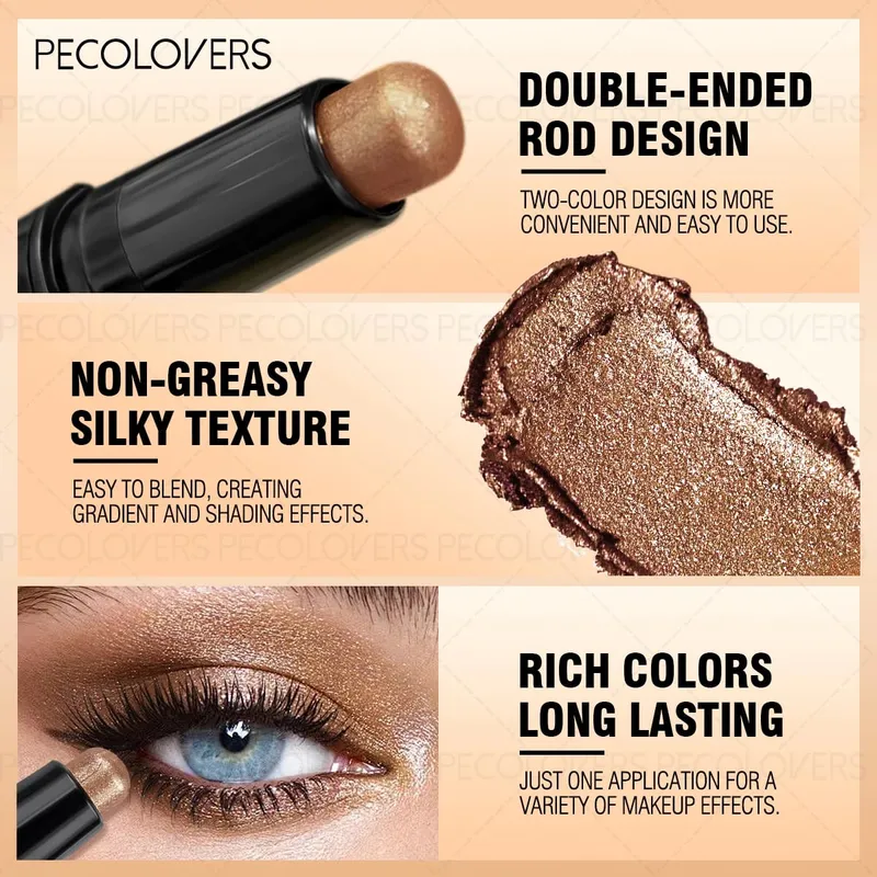 3PCS Black Face Suit Lipstick+eye Shadow+eyeliner Waterproof and Durable Suitable for Halloween Makeup