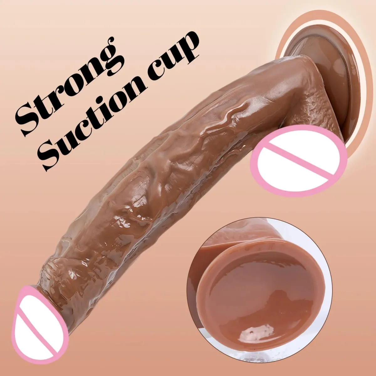 Realistic Dildo with Suction Cup Penetration Anal G-Spot Masturbator Penis Adult Sex Toys Huge Dildos for Women Rubber Cock Gode — image 5