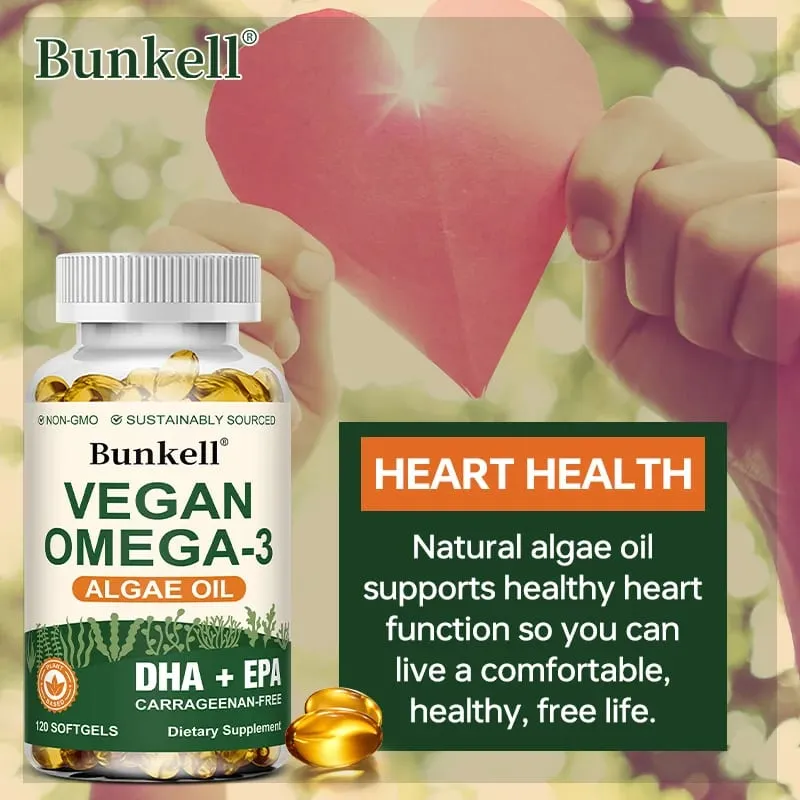 1000mg Algae Oil Supplement Supports Brain Cardiovascular and Vision Health Anti-inflammatory and Antioxidant — image 6