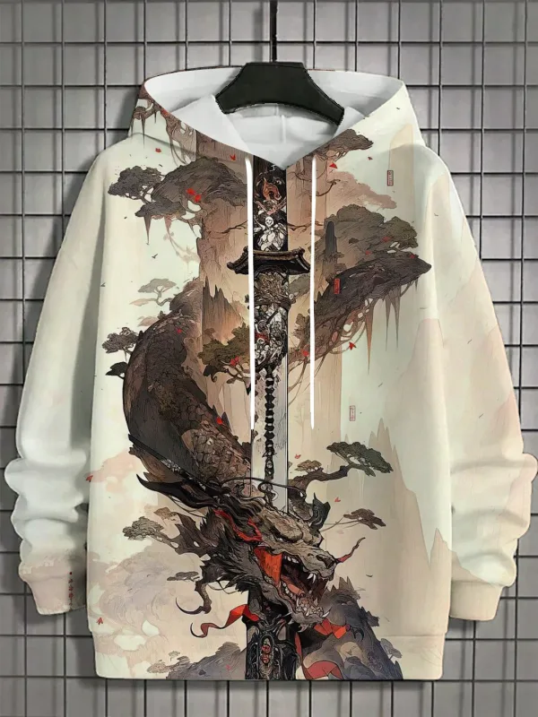 2024 outono novo masculino 3d japonês samurai impressão moletom com capuz masculino e feminino casual moda masculina moletom com capuz de rua — image 13