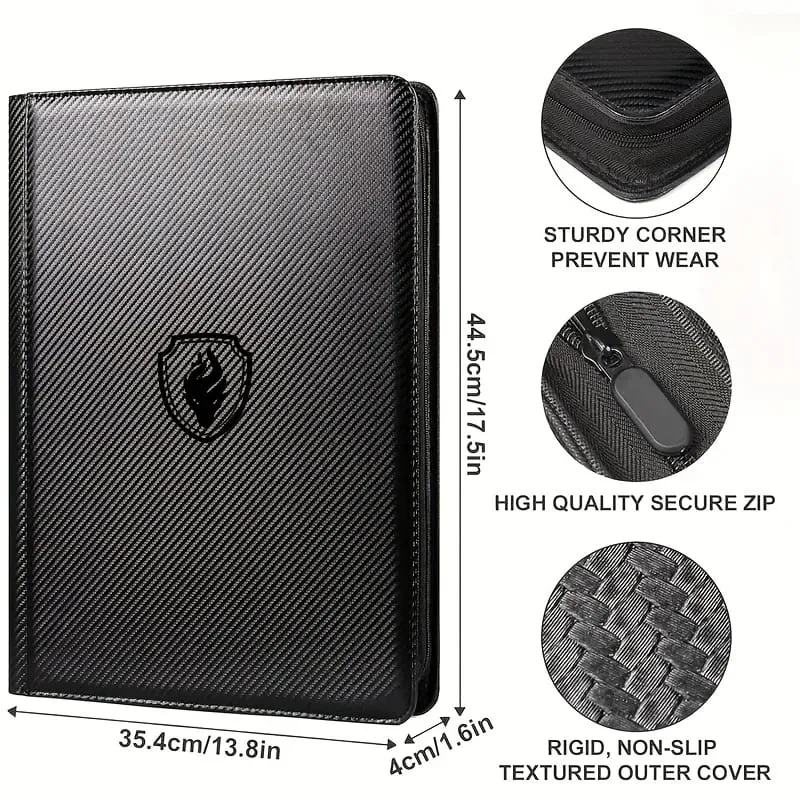 1024 Pockets Trading Card Binder Premium 16 Pockets Θήκη για κάρτες Φάκελοι Πλαϊνή φόρτωση Κάρτας Άλμπουμ για Sport Game Card
