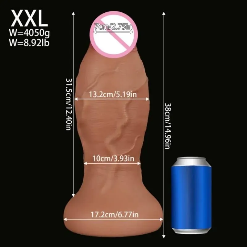 Super Large Anal Dildos Thick Realistic Penis Silicone Big Dick Butt Plug Masturbatior with Suction Cup Sex Toys for Women Men