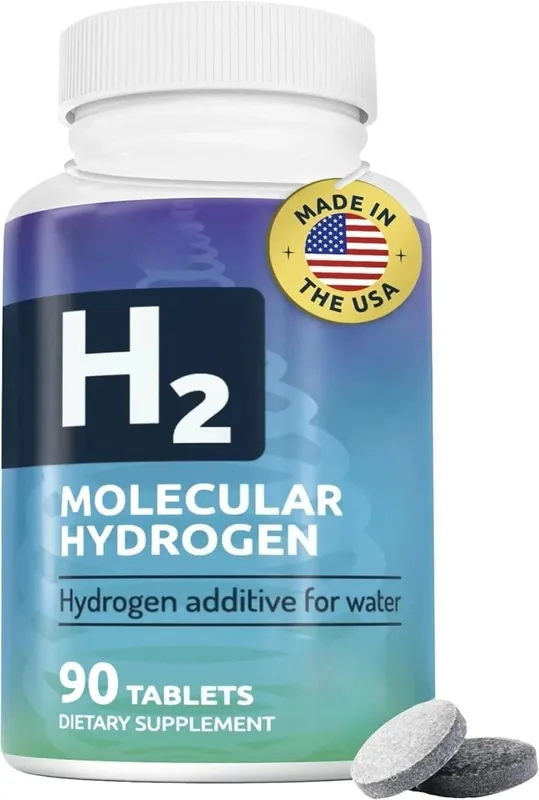 Molekuláris hidrogén tabletta magnéziummal vízhez, ital izomlazítás energia anyagcsere csontok egészségének támogatása 90 tabletta