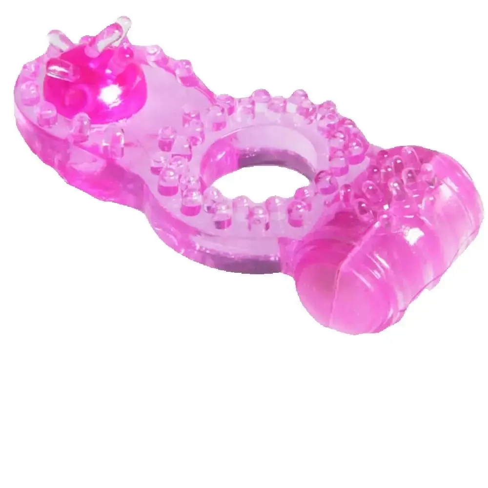 Triple Couples Dual Pleasure késleltetés Gyűrű Vibráló Ring csikló stimulátor hosszabb erekció intenzív magömlés Szexjátékok férfiaknak — image 1