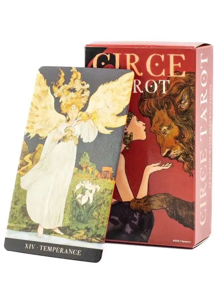 2026 ÚJ Circe Tarot Kártyák 10,3*6Cm 78 db Jóslás Sors Pakli Társasjáték Kártya Családi Partira