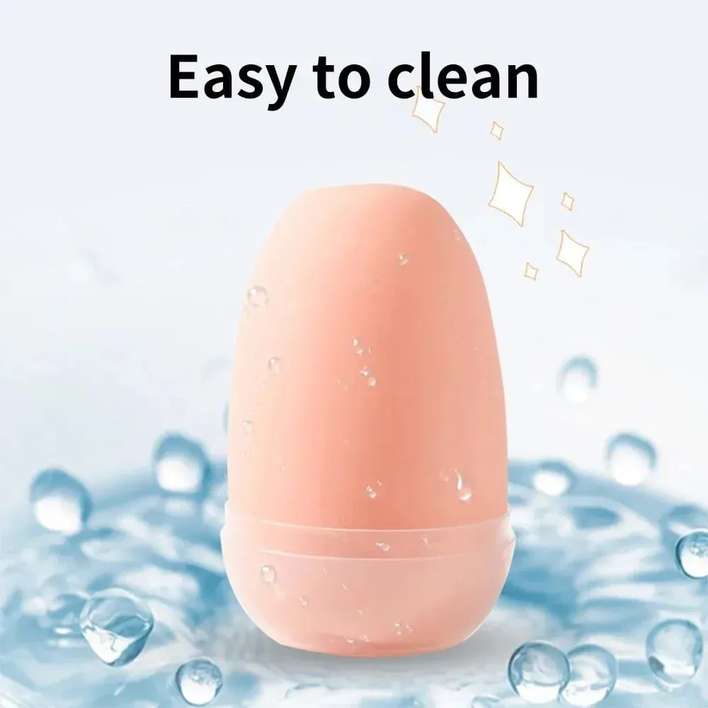 Mini Portable Masturbation Egg Cup Realistic Vagina Beginner Soft Masturbation Cup Penis Massager Stimulator Sex Toys for Man