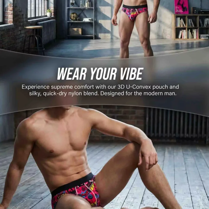 3-Pack Fashionable Men's Boxer Shorts, Comfortable, Soft, Fashionable, Printed, Casual and Versatile Men's Underwear — image 7