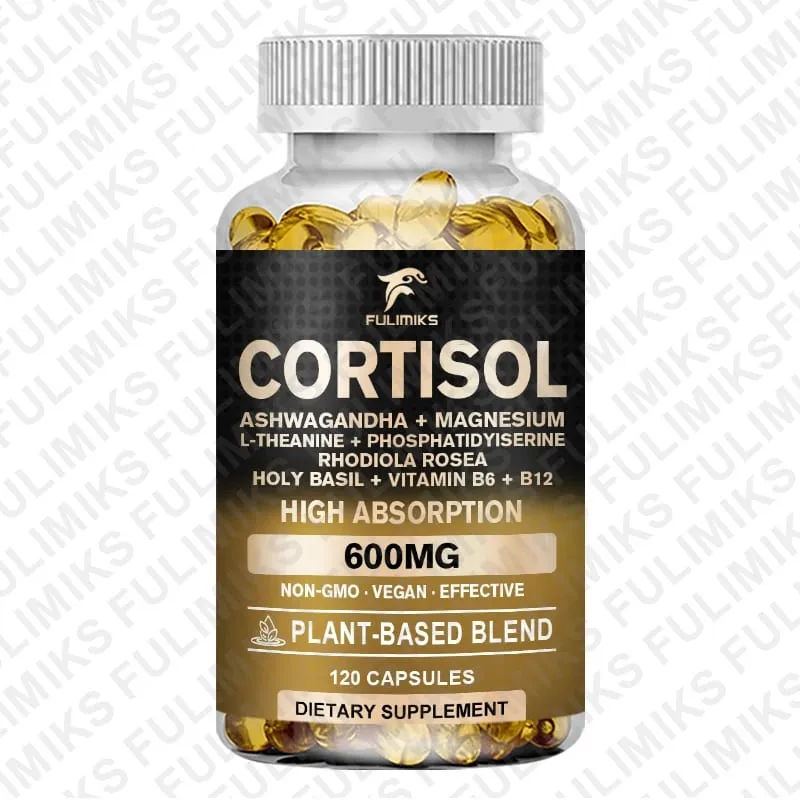Kortizol-kiegészítő Szent bazsalikom | Ashwagandha | Rhodiola | L-Theanine növényi alapú hormonegyensúly – hangulatfókusz és alvástámogatás — image 8