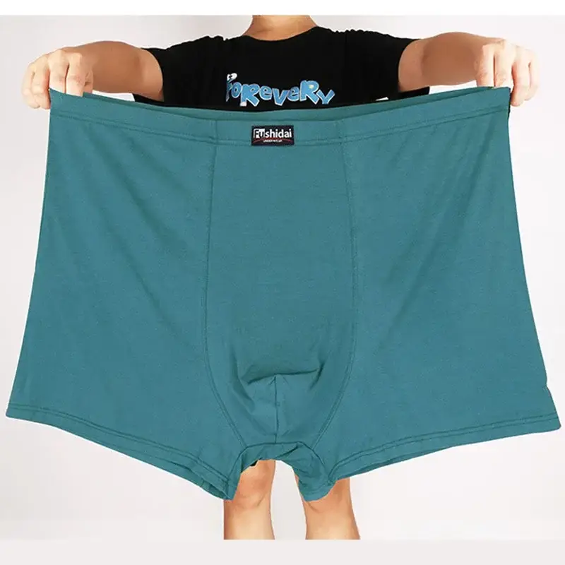 4 pçs/lote 13xl modal oversize men boxer shorts homme boxer shorts dos homens calcinha masculina cueca homem homem boxer com — image 2