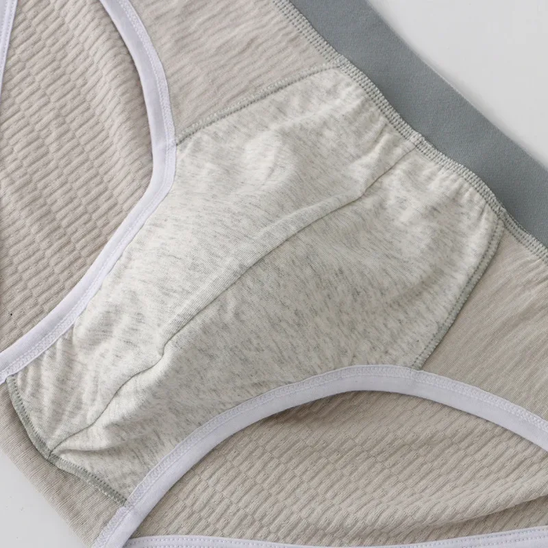 Nova calcinha masculina meninos sexy roupa interior adolescente calcinha de algodão calças triângulo tamanho grande simples respirável fina maré shorts — image 5