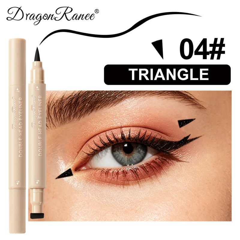 Love Star Butterfly Liquid Eyeliner με διπλό άκρο, αδιάβροχο και χωρίς μουντζούρες, γρήγορο στέγνωμα 2 σε 1 Πολύχρωμο μακιγιάζ Stamp Eye Line Pen — image 20