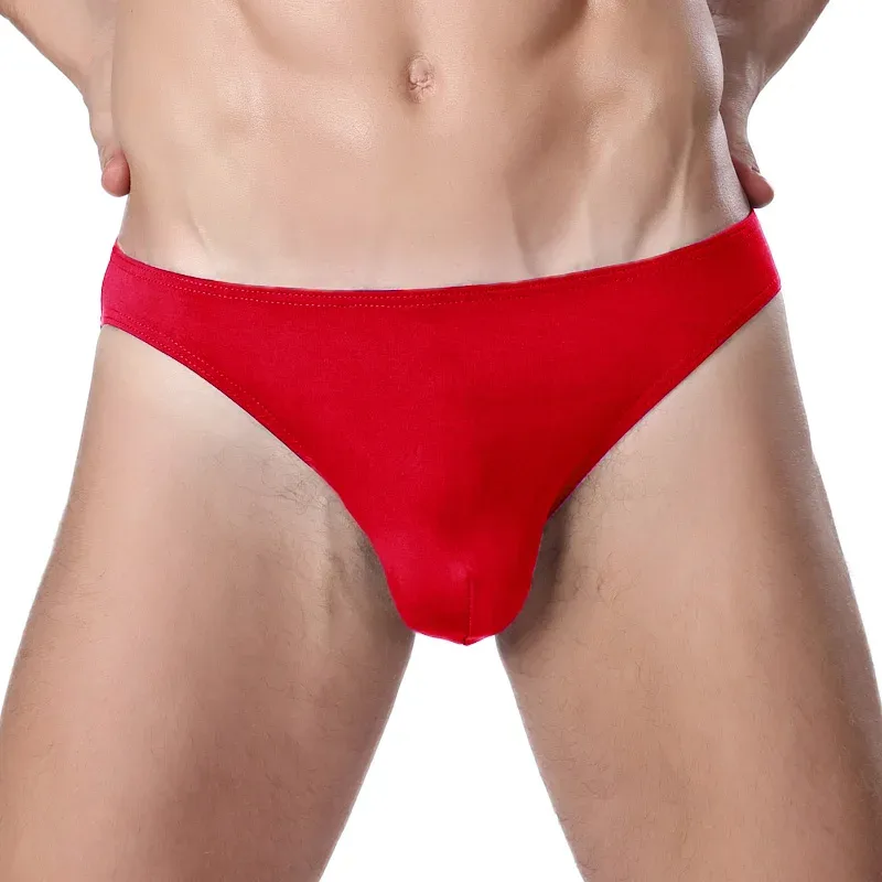 Men's Underwear, Men's Small Triangle Briefs, U-Convex Thin Elastic Sexy Low-Waist Tight-Fitting Narrow-Edge Briefs — image 13
