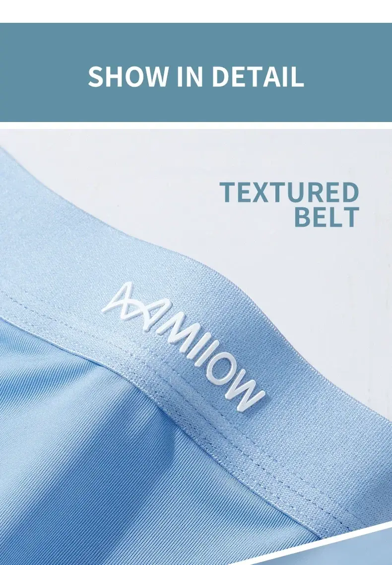 Miiow 3 pçs fino gelo seda boxershorts masculino grafeno antibacteriano homem roupa interior respirável calcinha masculina boxers briefs troncos — image 10