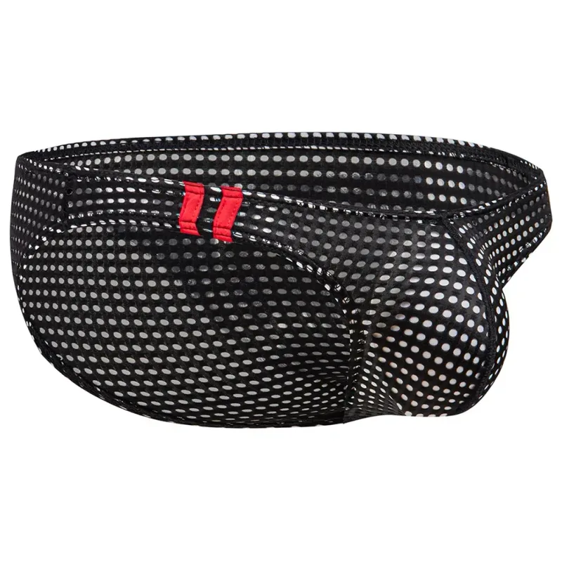 Men Briefs Summer Breathable Holes Underwear U Convex Thin Low Waist Briefs Slip Underpants Calzoncillos — image 24