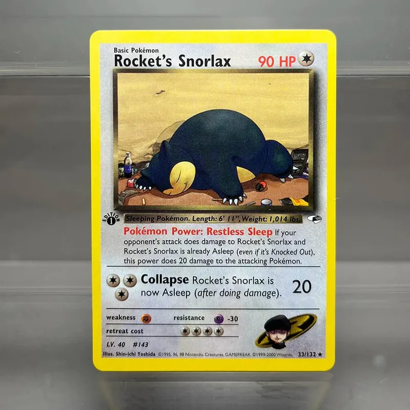PKM Cards Edition 1st Gym Challenge 1996 Base Set Single Foil Cards Mewtwo Gengar Raichu Card Collection Cards PTCG Proxy Cards — image 17