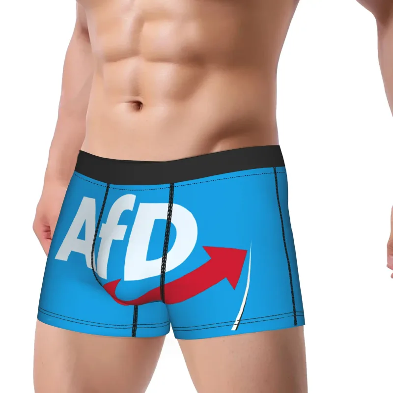 Альтернатива Afd Германия Шорты Трусы Нижнее белье Высокое качество Мужские новые боксеры с принтом Трусики больших размеров