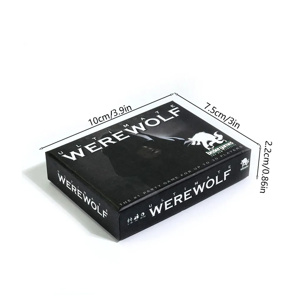 Az Ultimate Werewolf Revised Edition kártyajáték 14 egyedi szerep 34 szerepkártyán Friss és lebilincselő Vérfarkas partijáték — image 6