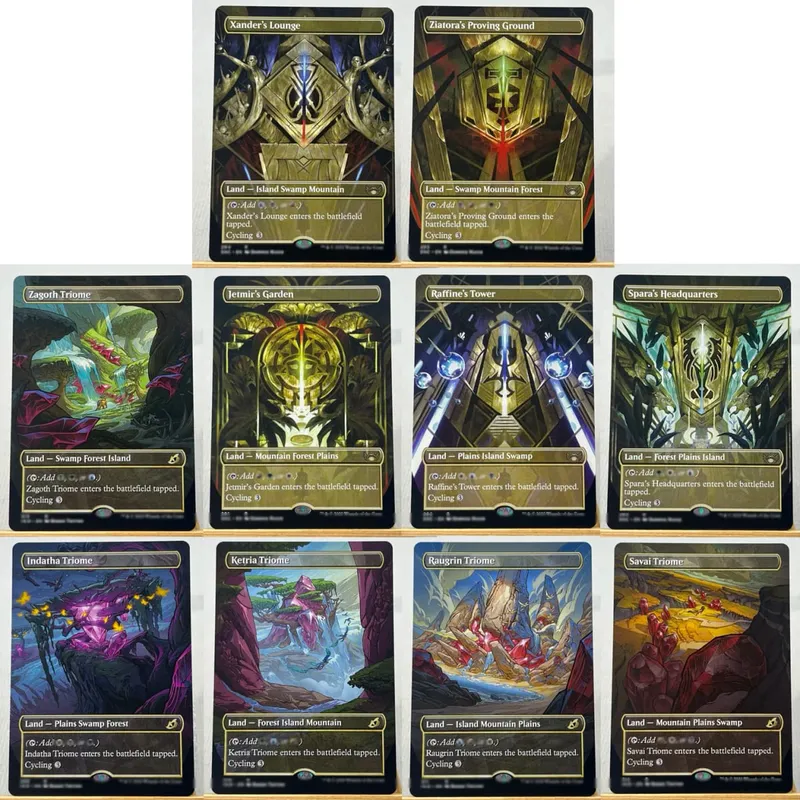 TCG Proxy Cards Deck Borad Games הולוגרמה בודדת לוטוס שחור Power9 Dual Landes The One Ring — image 21
