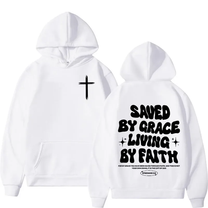 Cristão jesus bíblia verso hoodies roupas masculinas femininas moda harajuku vintage moletom com capuz casual hip hop agasalho y2k — image 5