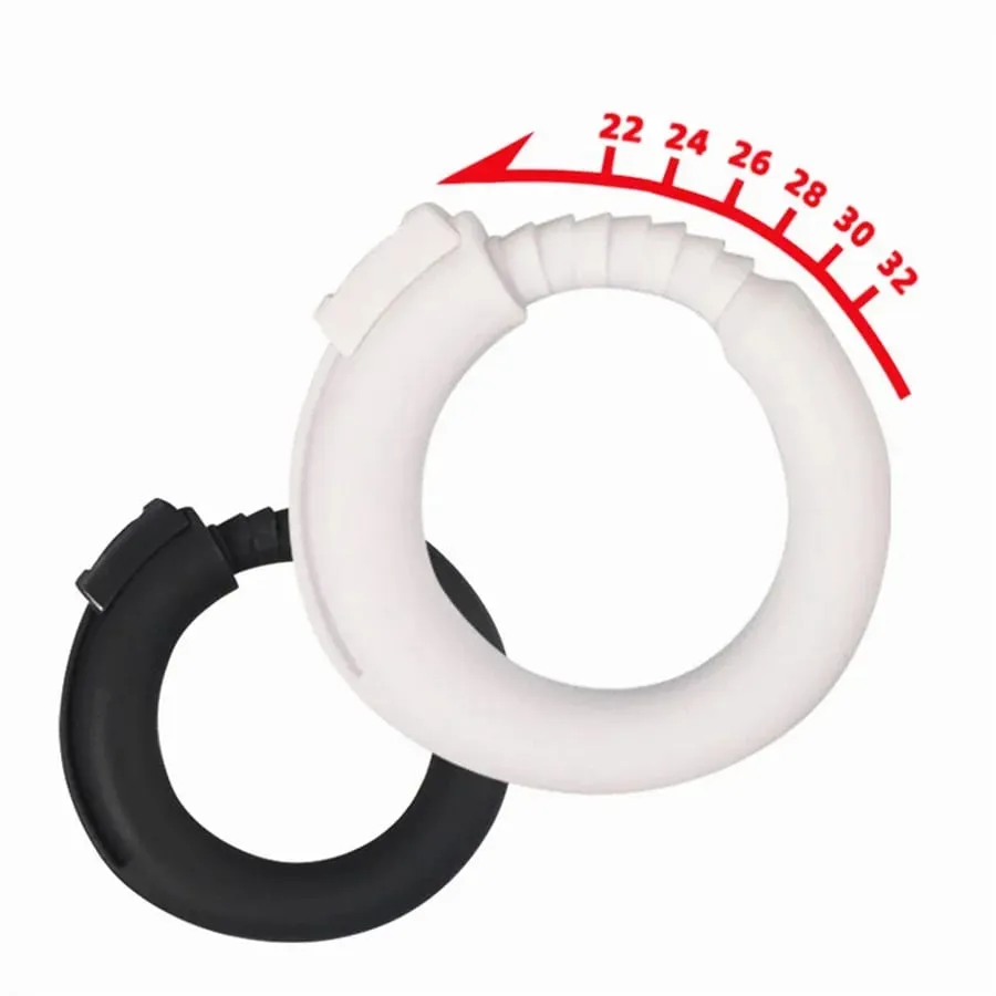 22-32mm Foreskin Corrector Adjustable Silicone Penis Rings Lock Semen Cock Ring Delay Ejaculation Sex Toys For Men Cockrings — image 3