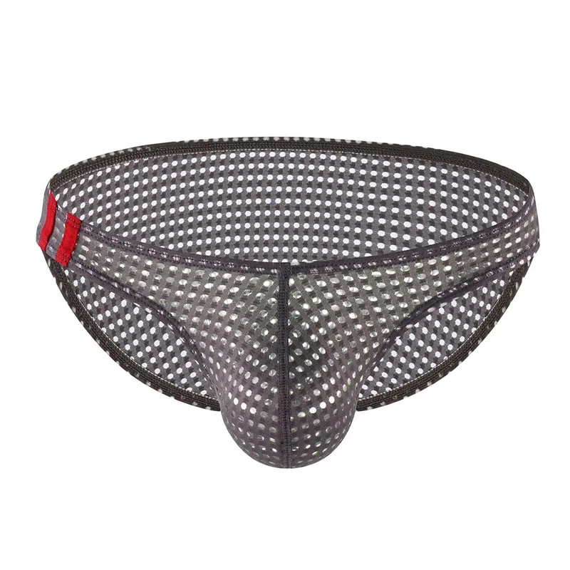 Cuecas masculinas verão respirável buracos roupa interior u convexo fino cintura baixa cuecas masculinas deslizamento calzoncillos — image 31