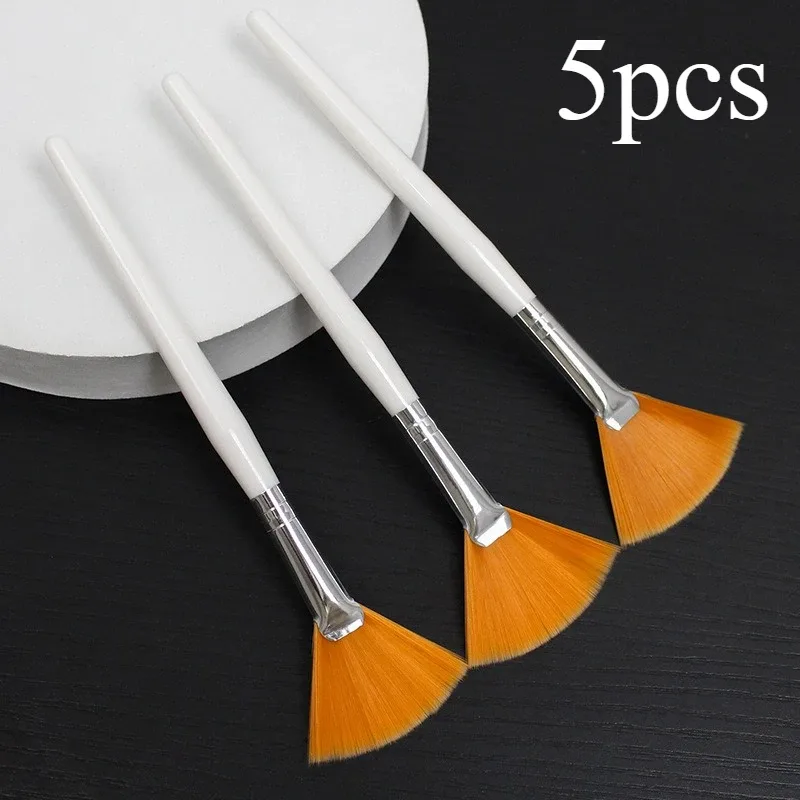 3-10pcs Practical Facial Brushes DIY Face Mask Brush Set Soft Fan Makeup Brushes Cosmetics Tools for Women Beauty Makeup Brushes — image 10