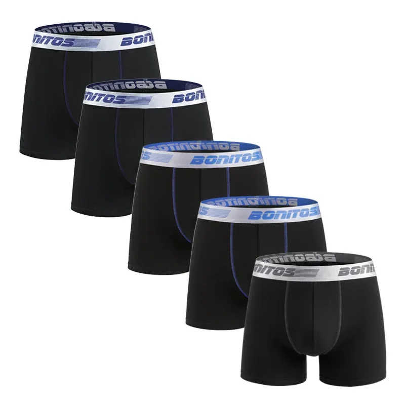 5 pçs cuecas masculinas de algodão boxer briefs clássico calcinha bonitos carta cintura elástica boxers roupa interior para homem shorts — image 9