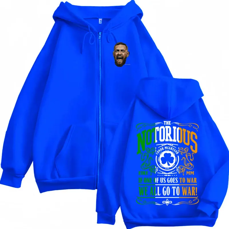 The Notorious Conor Mcgregor Zipper Hoodies Men Women Violence Aesthetic Sweatshirts Jacket Casual Fleece Zip Up Pullovers Coats — image 5