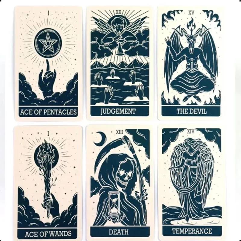 Kiváló minőségű The Magic Witch Tarot Kártya Szabadidő Szórakozás Játékok Kártya Családi összejövetelek Tarot Játékok Kártya 78 kártyacsomag — image 2