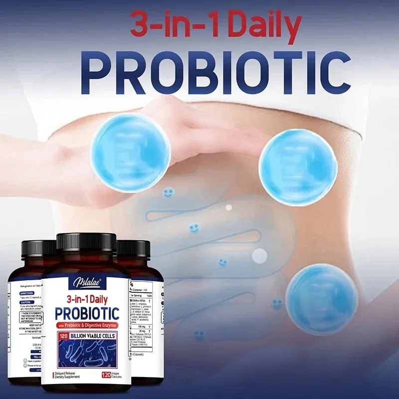 Probiotics + Prebiotics + Digestive Enzymes - Promote Intestinal Flora Digestive Health Women & Men Provide Lasting Energy — image 6