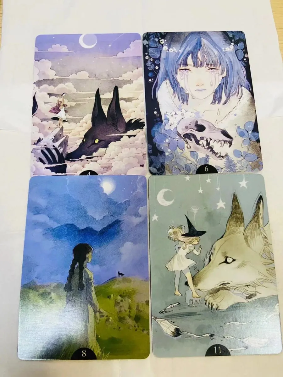 Loputyn Oracle cards A 36 Deck English Visions Divination Party Επιτραπέζιο παιχνίδι Μαντική Προφητεία Επιτραπέζια παιχνίδια Tarot Deck