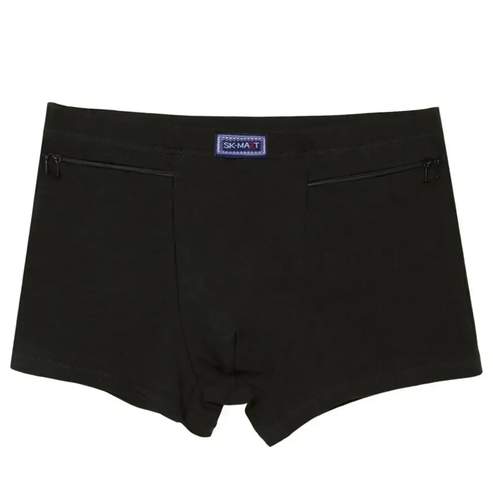 Panlalaking Kasuotang Panloob na Panlaban sa Pagnanakaw Brief Boxer Panty Walang Seamless Elastic Panties na Panlalaki Cotton U-Bump Panlalaki Shorts Briefs Pang-araw-araw na Kasuotan — image 2