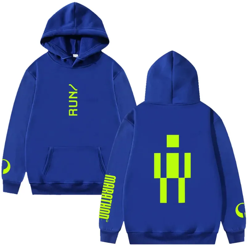 Marathon RUNNER Hoodie Marathon Game Trendy Graphic Clothing Women Men Long Sleeve High Street Sweatshirts Casual Loose Pullover — image 3