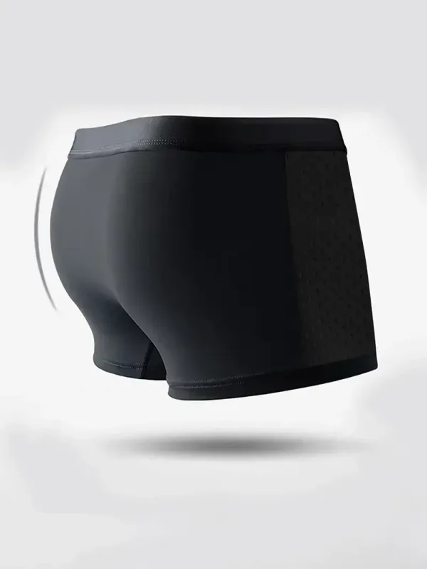 8 Pack Mesh Men's Underwear with Ice Silk Breathable and Comfortable, Fashionable and Sexy Men's Flat Corner Shorts Men Boxer — image 10