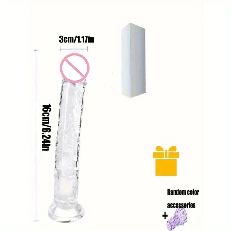 Cheap Women Big Transparent Dildo Suction Cup Erotic Anal Jelly Dick Soft Clitori Vaginal Masturbators Penis Adult Sex Toy 18+