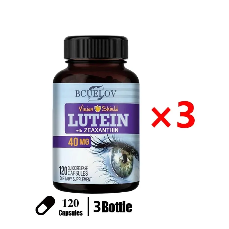 Lutein and Zeaxanthin Capsules 40mg Per Serving | Essential Eye Vitamins & Vision Health Dietary Supplement — image 11