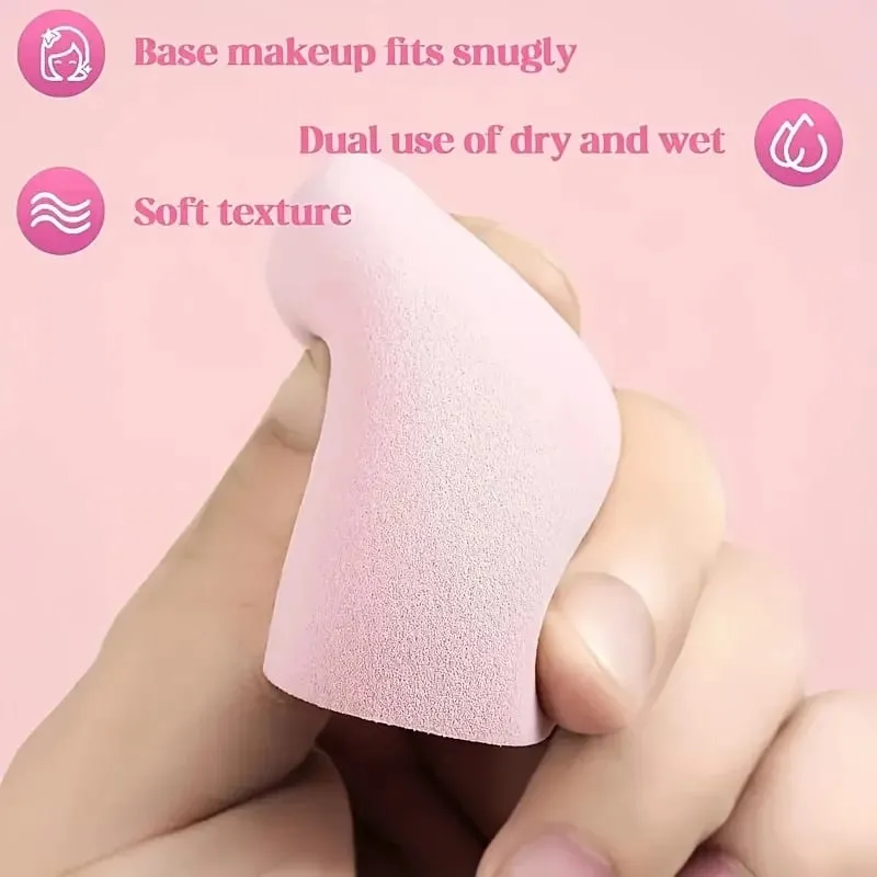 Ensemble d'éponges de maquillage portables, 12 pièces, bouffantes cosmétiques pour fond de teint, correcteur de visage, mélange d'éponges de beauté, puissance de crème liquide