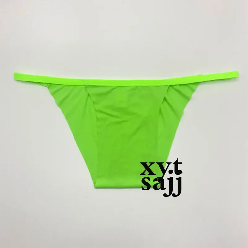 Lågfärgade unisex triangelunderkläder Formgjutning i ett stycke Enfärgad Ej elastisk design Icke-Bindande Komfort Sexiga Brief Trosor — image 6
