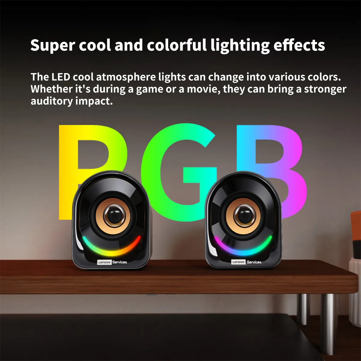 Lenovo Desktop Speakers Portable Small Speakers Computer Speakers Desktop Laptop Home Wired Mini Speakers Small Desktop Multimedia Laptop Speakers