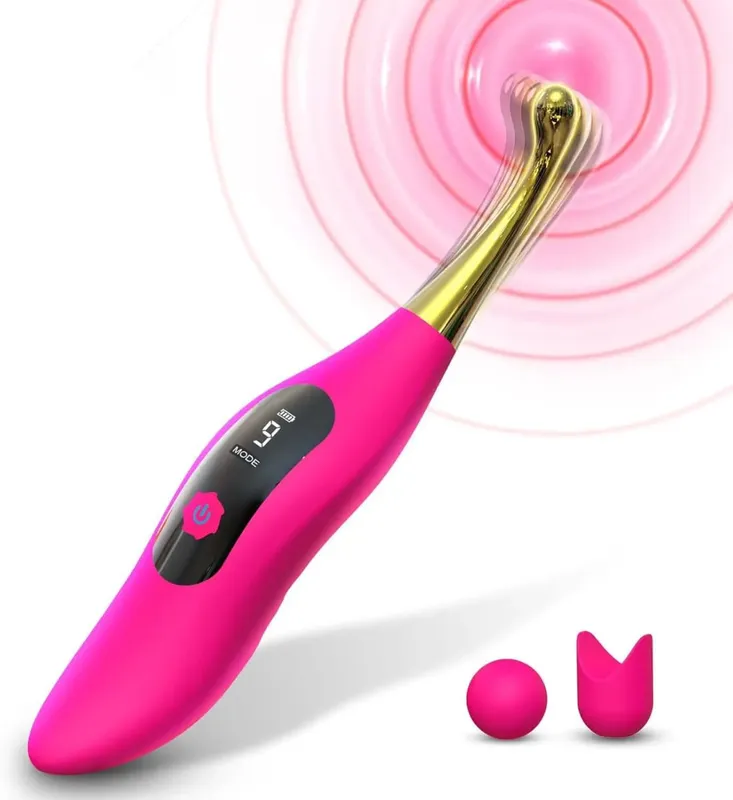 תדר גבוה G Spot Clitoris Stimulator לאישה לעיסוי רטט לנשים אוננות ויברטור כוס אורגזמה צעצועי מין למבוגרים