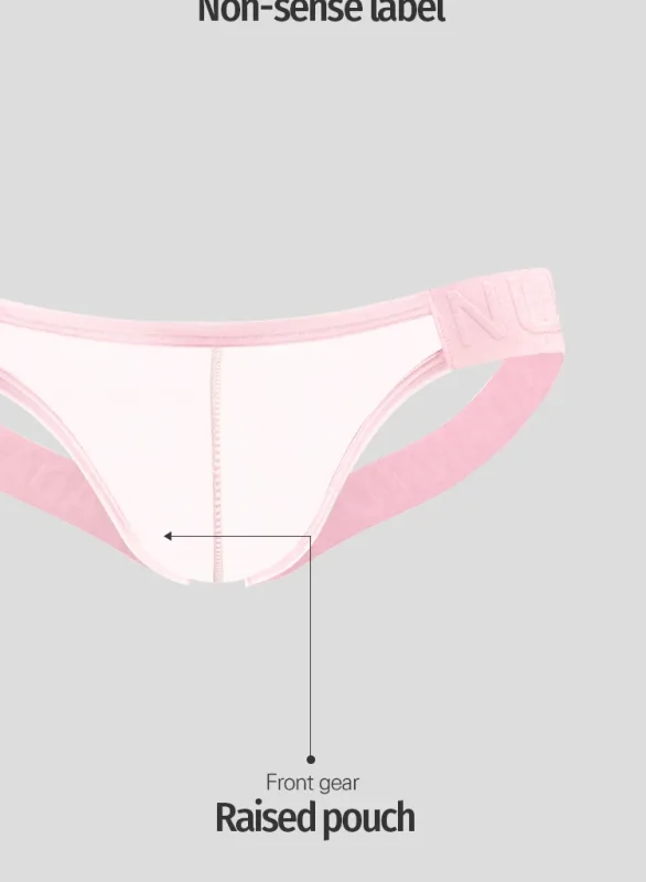 Trendy Men's Thong Comfortable Passionate Fitness Underwear Show Buttocks Personality Transparent Men Summer Triangle Brief — image 11