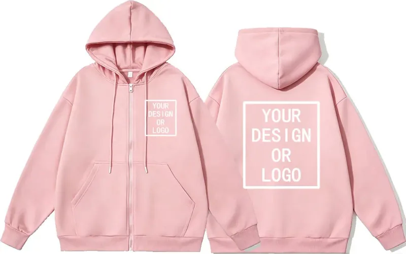 Personalisieren Sie Ihr eigenes Markenlogo/Bild mit Ihrem eigenen Design, personalisierbar, für Männer und Frauen, DIY-Reißverschluss-Kapuzenpullover, lässiger Kapuzenpullover, neuer Pullover