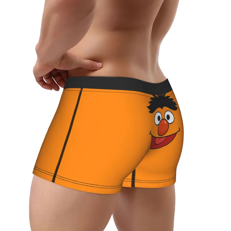 S-Sesames Streets Tango Elmo at Grover Underwear Men Shorts Briefs Nakakatuwang Boxershorts Quality Customs Oversize Panties — image 3