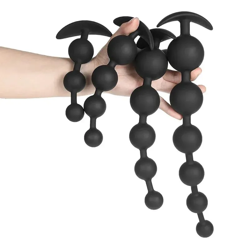 Bdsm Silicone Big Anal Plug Πρωκτικές χάντρες Πρωκτός Αυνανισμός Πισινό Βύσματα Ερωτικό φλερτ Παιχνίδια σεξ Μασάζ προστάτη για ζευγάρια άντρες γυναίκες — image 2