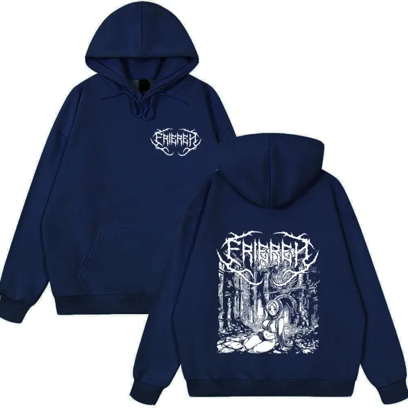 Anime frieren: além do fim da jornada t camisa frieren manga gótico hoodies roupas masculinas femininas roupas de inverno estilo solto streetwears — image 5