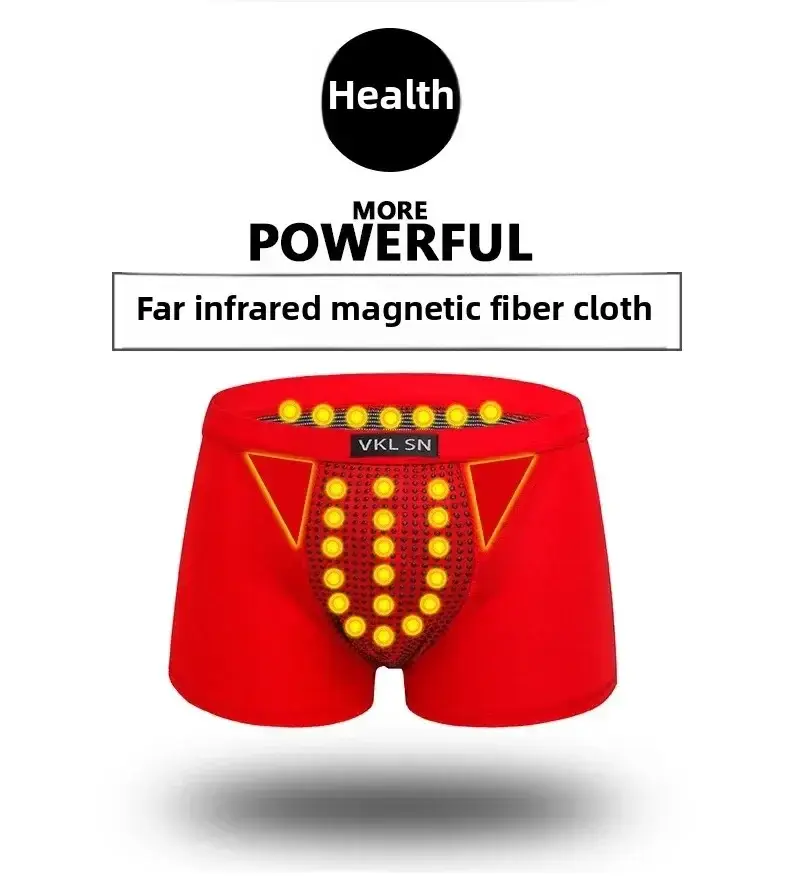 Men's Magnetic Closure Milk Silk Boxer Briefs Anti-Slip Quick-Dry Ultra Soft Breathable Underwear Boxer Shorts — image 3