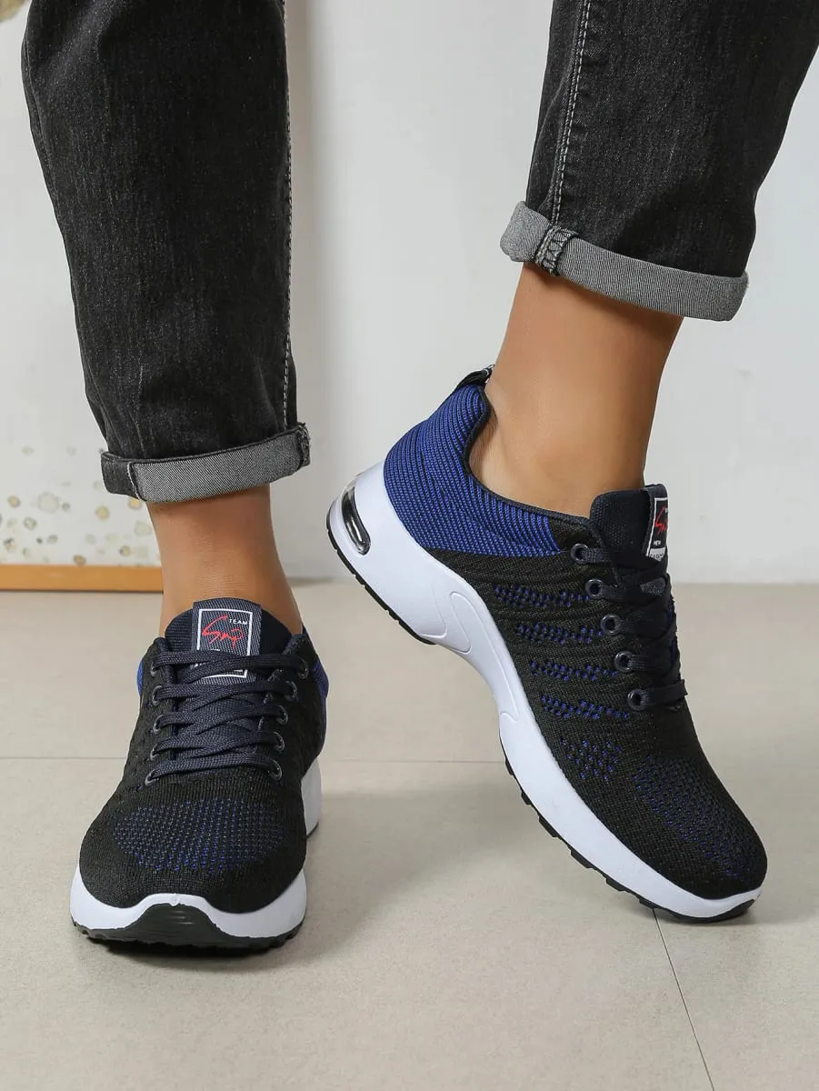 Men's Casual Sneakers Breathable Mesh Lace Up Versatile Lightweight Soft Sole Daily Walking Running Footwear For Outdoor Wear