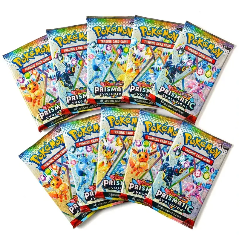 Εμπορική κάρτα Pokémon 360Pcs English Pokémon TCG: Prismatic Evolutions Scarlet Violet Box 36 Pack Box — image 4