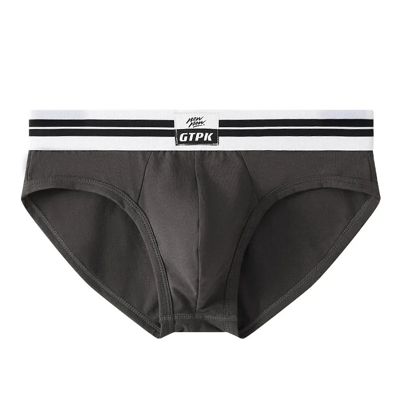 [Bloom the love] Märke 3st Cotton Brief Herr Underkläder Nya Herr Trosor Cuecas Masculina Homme Man Boxershorts Storlek M-3XL E099-HR