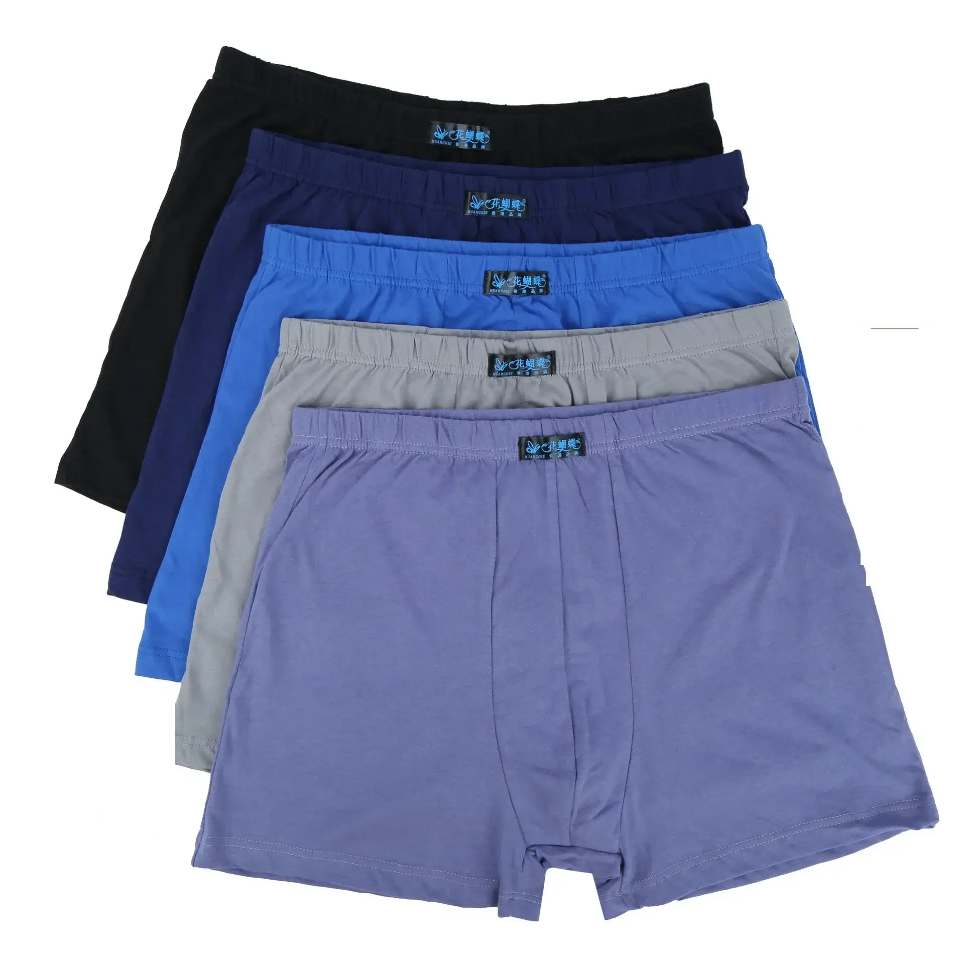 4PCS Loose Fit Cotton Men's Boxer Briefs plus Size Underwear Short 2026 Lot Male Boxer Shorts 8XL 9XL 10XL Comfortable Breathabl — image 1